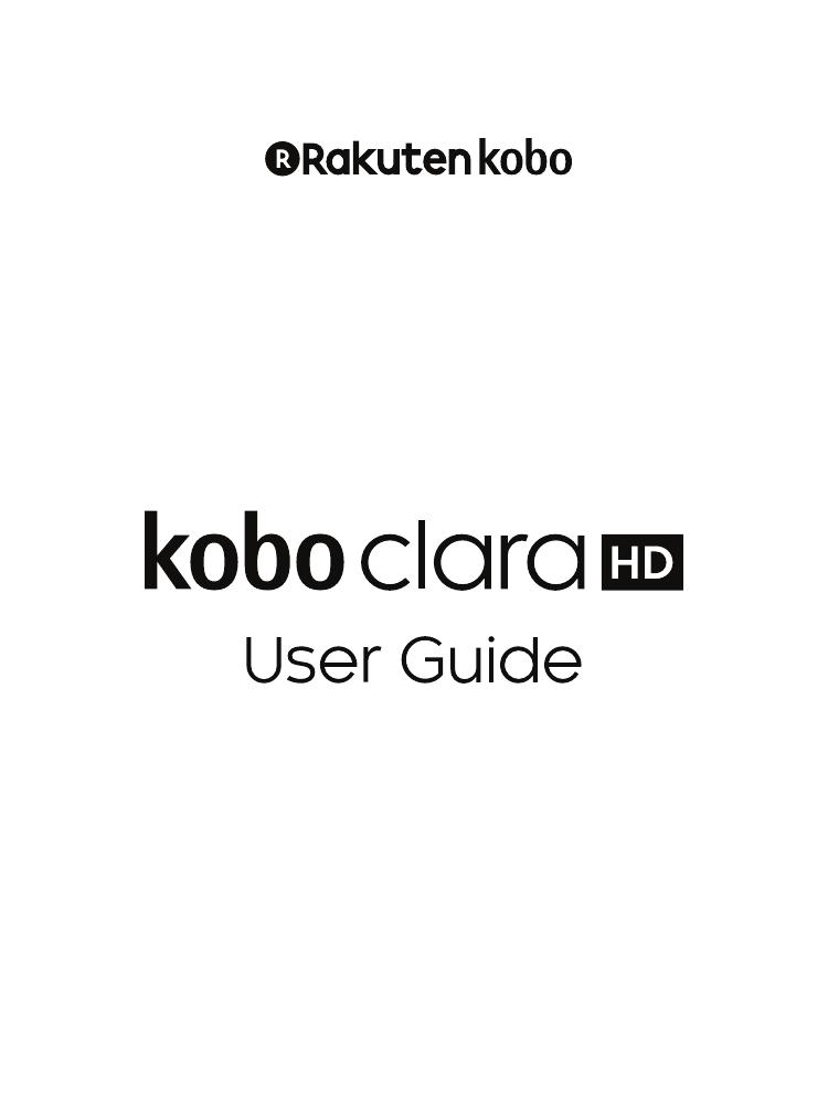 Kobo Clara HD - User Guide