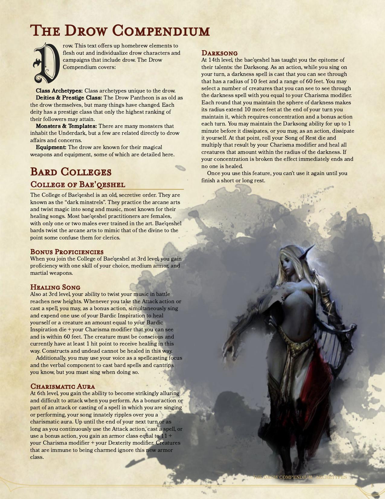 The Drow Compendium