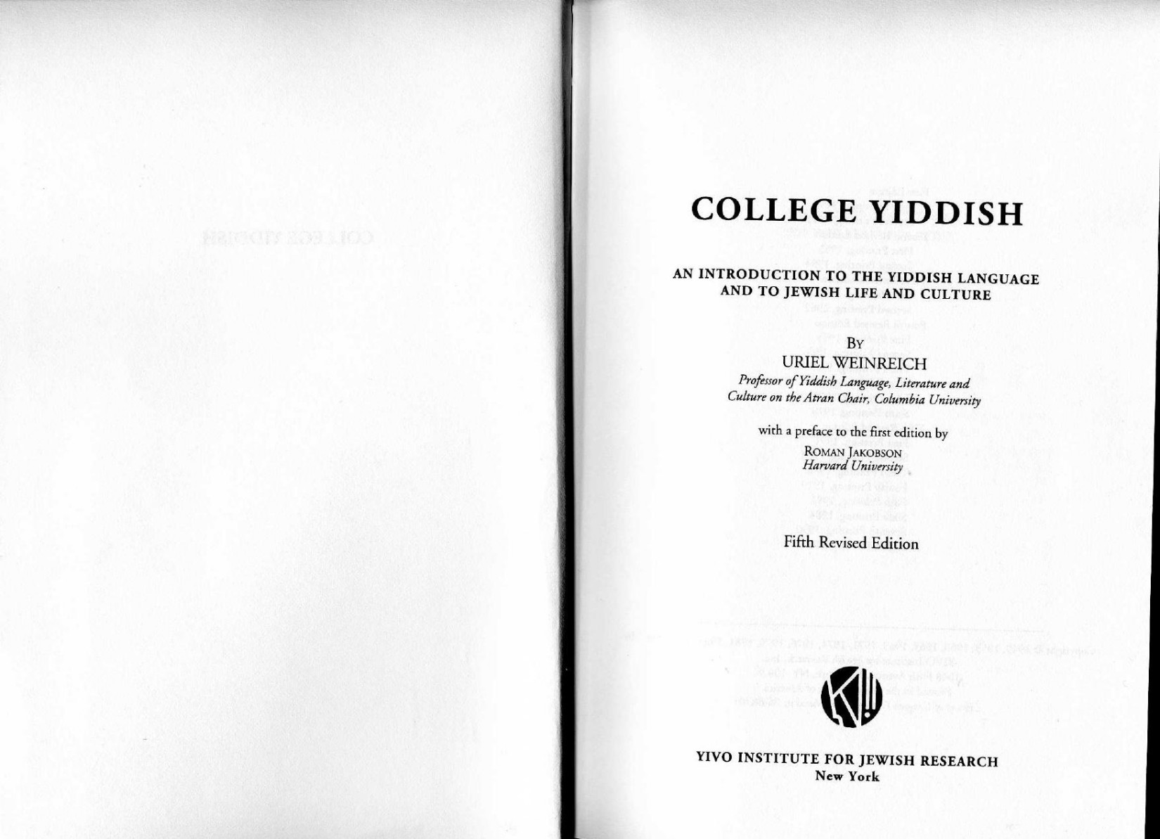College Yiddish